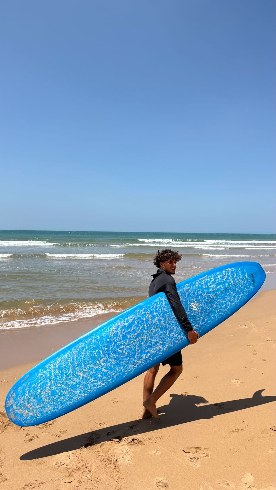 Lufi 9'1 longboard available to rent in Imsouane